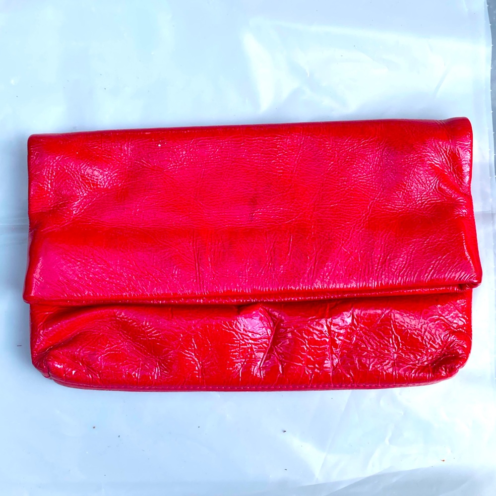 Lorelei Hot pink clutch, fold over